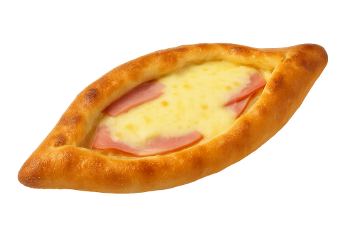 Peinirli with cheese & ham